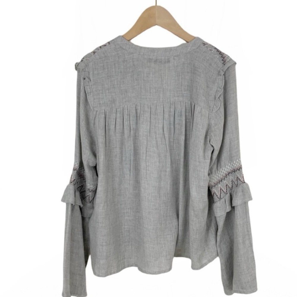 Zara embroidered blouse size M - Picture 5 of 8